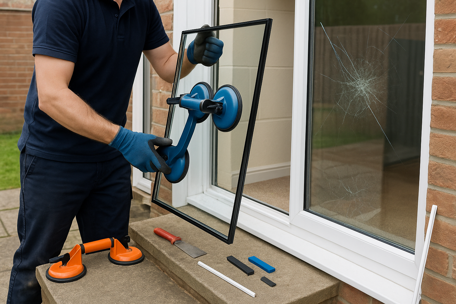 Door Glass Replacement in Abbey Wood service image